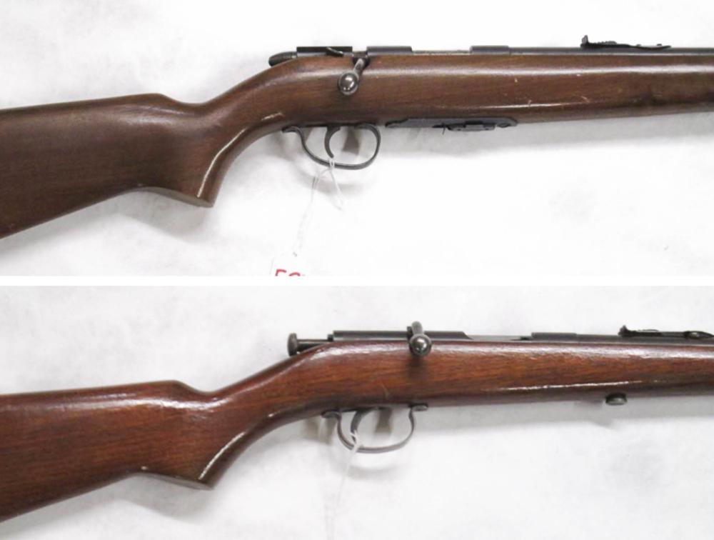 TWO 22 CALIBER REMINGTON RIFLES: MODEL