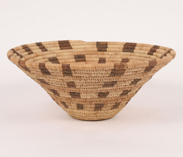 African woven coil basket bowl 4f137