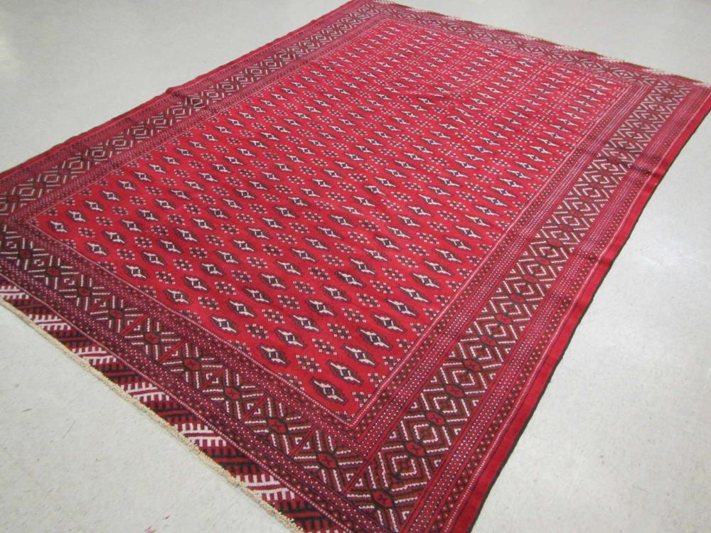 PERSIAN TURKMEN CARPET, FEATURING