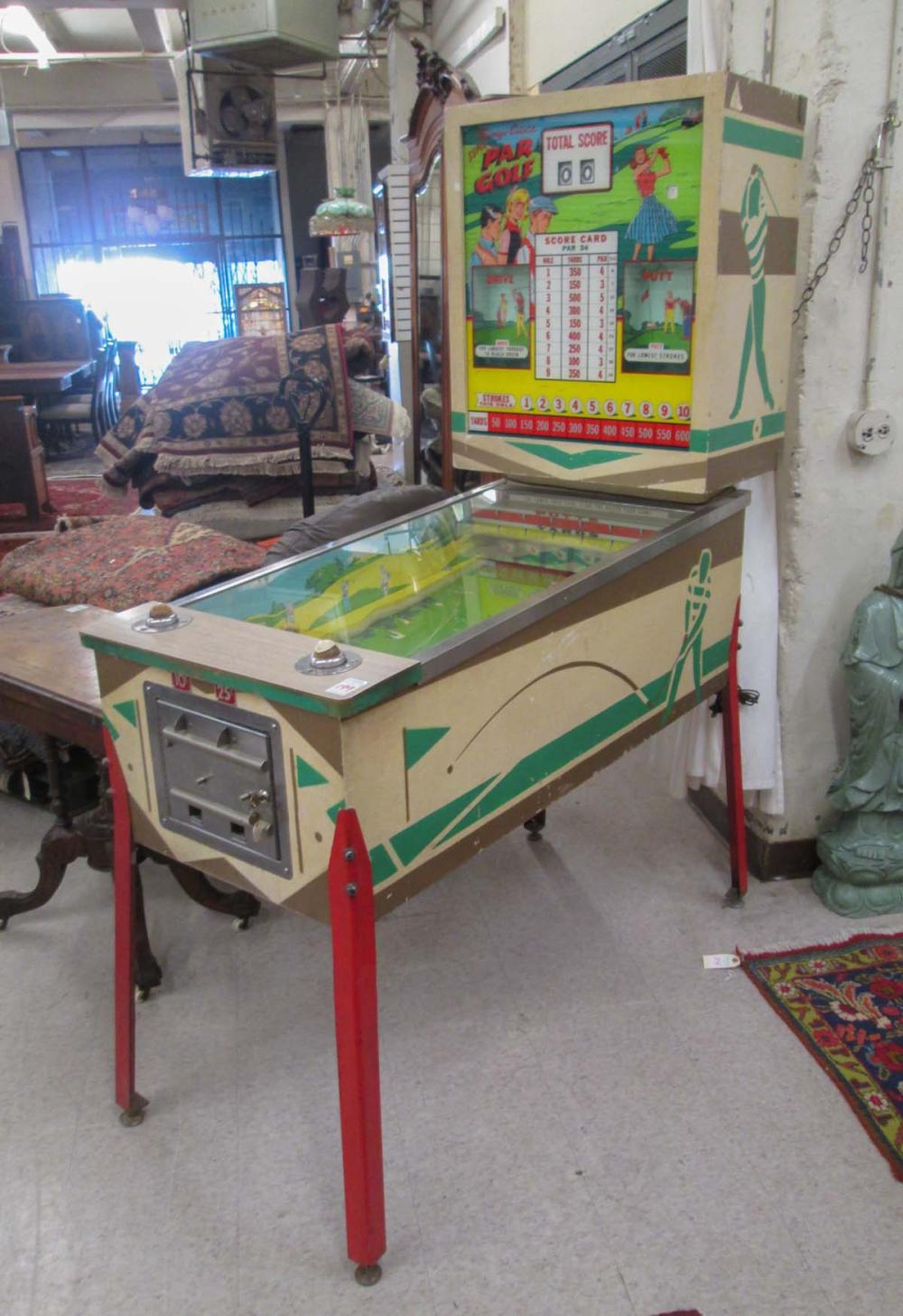 VINTAGE PINBALL MACHINE, SUPER PAR