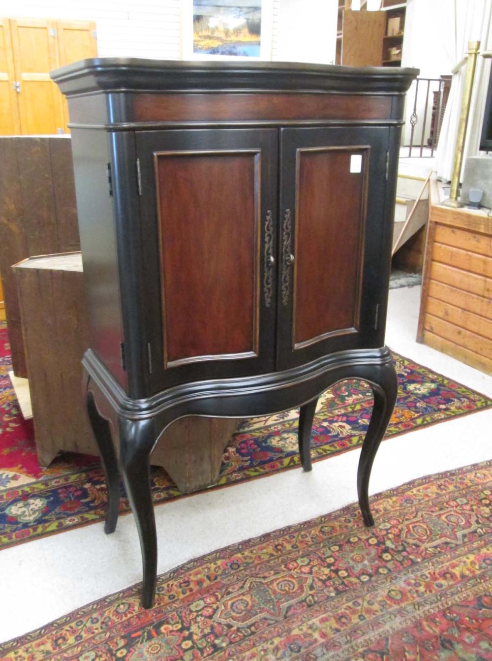 LOUIS XV STYLE DOUBLE-DOOR WINE CABINET