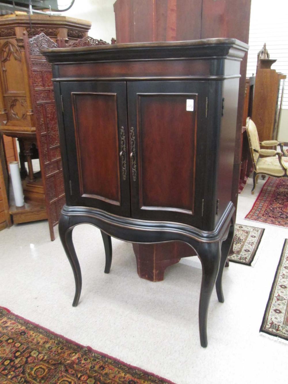 LOUIS XV STYLE DOUBLE-DOOR WINE CABINET