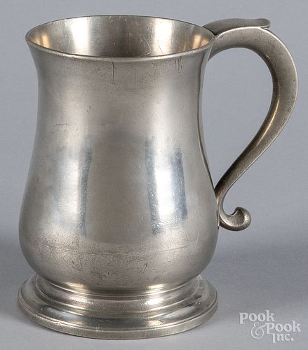 ENGLISH PEWTER MUG, BY TOWNSEND AND