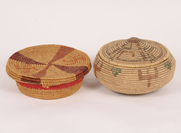 Native American Indian woven lidded 4f14c