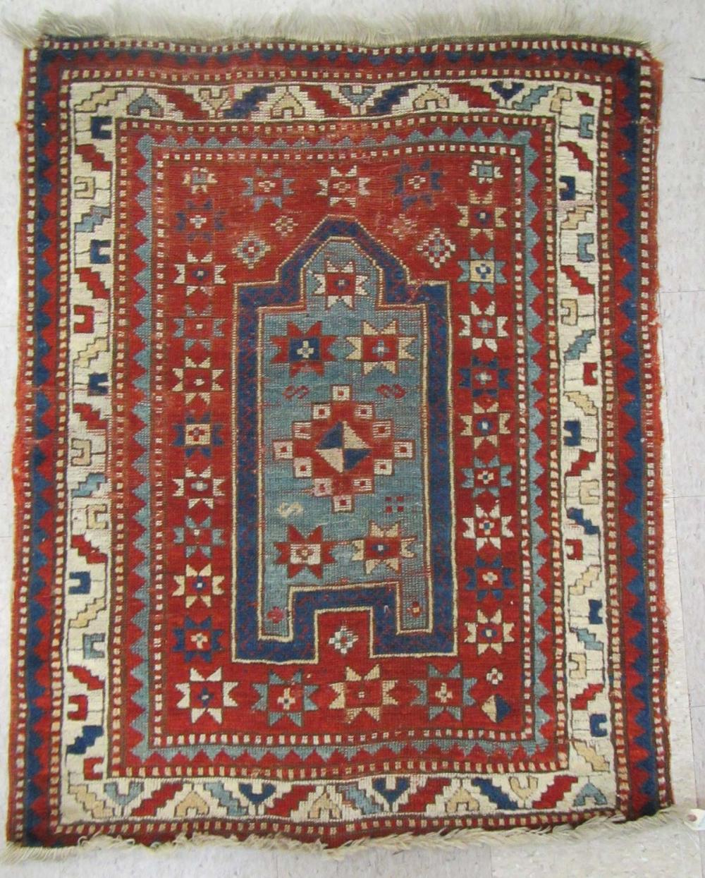 SEMI ANTIQUE FACHRALO KAZAK PRAYER 316d32