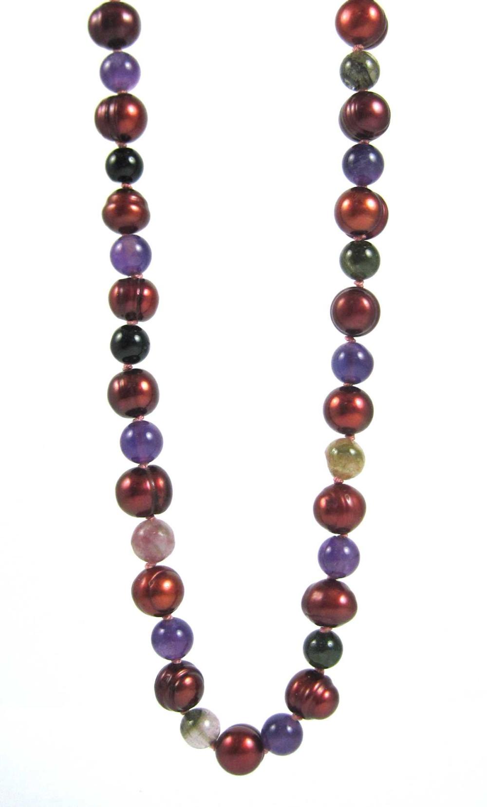 PRINCESS LENGTH PEARL AND GEMSTONE 316d46