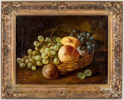 OIL ON CANVAS STILL LIFE WITH FRUITOil 316d8a