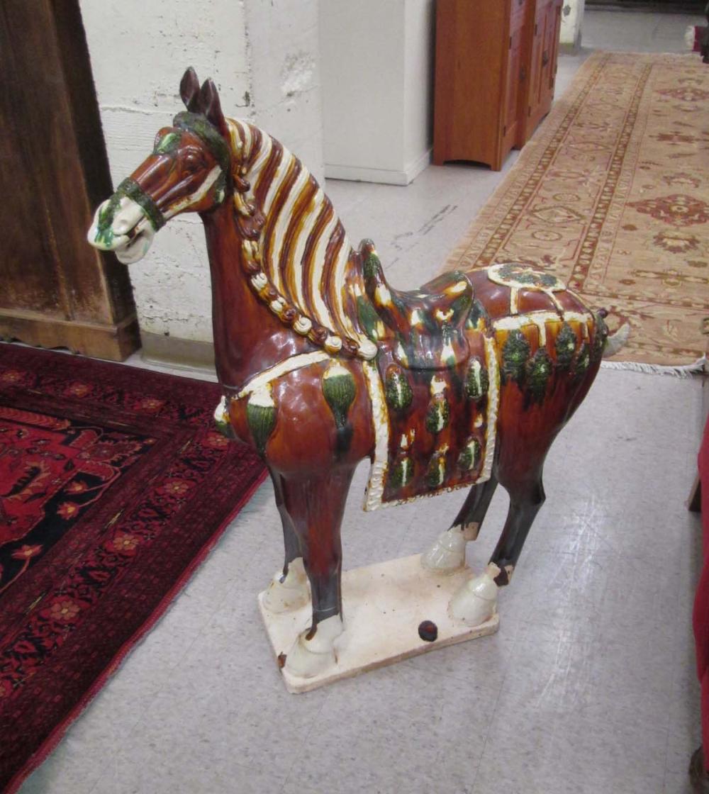 LARGE CHINESE TANG STYLE HORSE  316db2