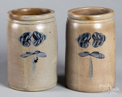 NEAR PAIR OF BALTIMORE STONEWARE