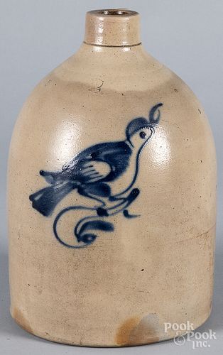 STONEWARE JUG, 19TH C.Stoneware