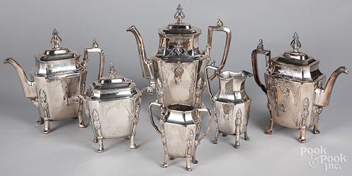 B J MAYO SILVER PLATED TEA AND 316f26