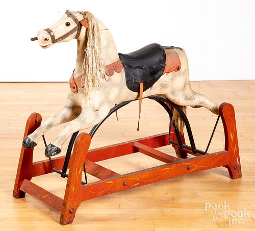 PAINTED HOBBY HORSE, LATE 18TH