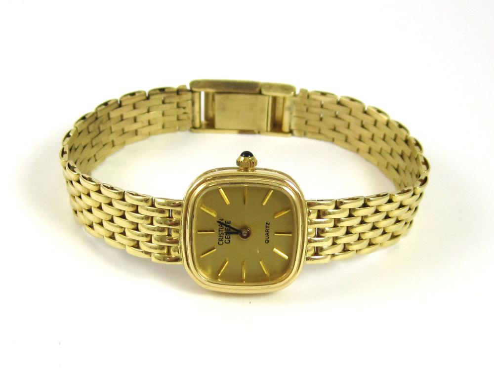 LADY'S FOURTEEN KARAT GOLD WRIST