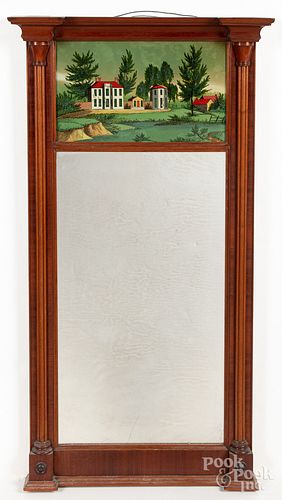 FEDERAL MAHOGANY MIRROR CA 1820Federal 316fd4