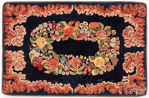 AMERICAN HOOKED RUG LATE 19TH 316fe4