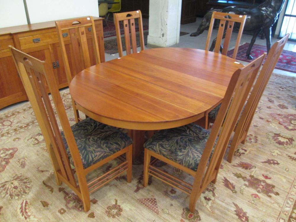 CRAFTSMAN STYLE CHERRY DINING TABLE 31702b