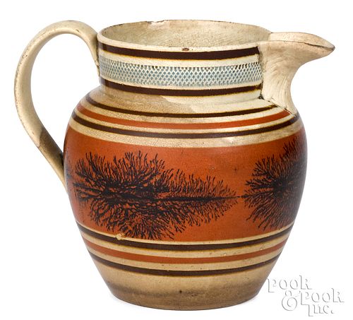 MOCHA PITCHER WITH SEAWEED DECORATIONMocha 31493a