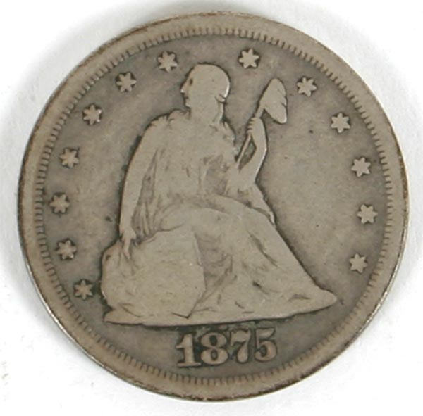 1875 S Seated Liberty Twenty Cent 4edc8