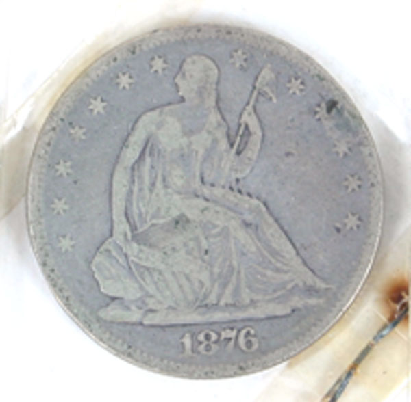 3 Seated Liberty 1/2 Dollars 1859