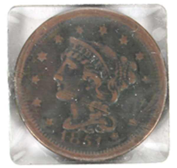 4 Large Cents - 1834 1843 1849 1851