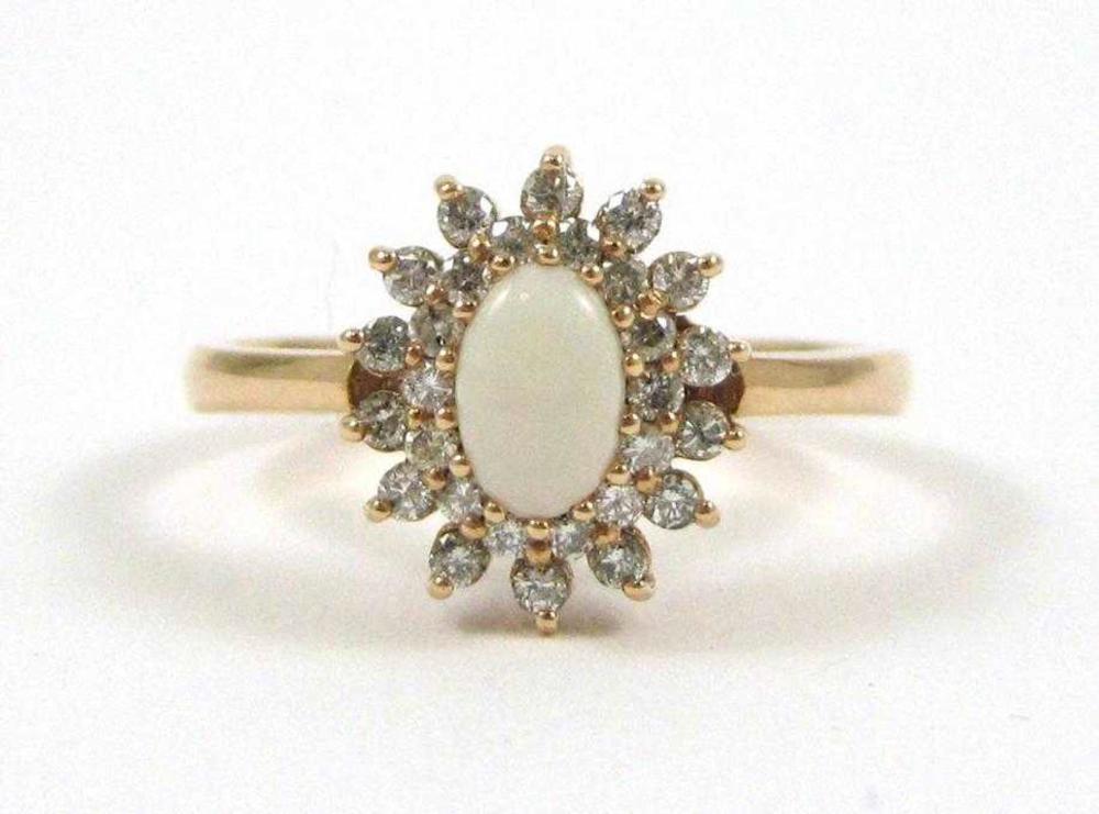 OPAL DIAMOND AND FOURTEEN KARAT 314bcc