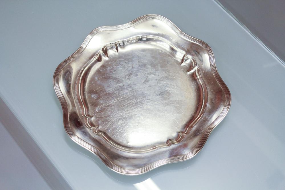 GORHAM STERLING SILVER TRAY, PATTERN