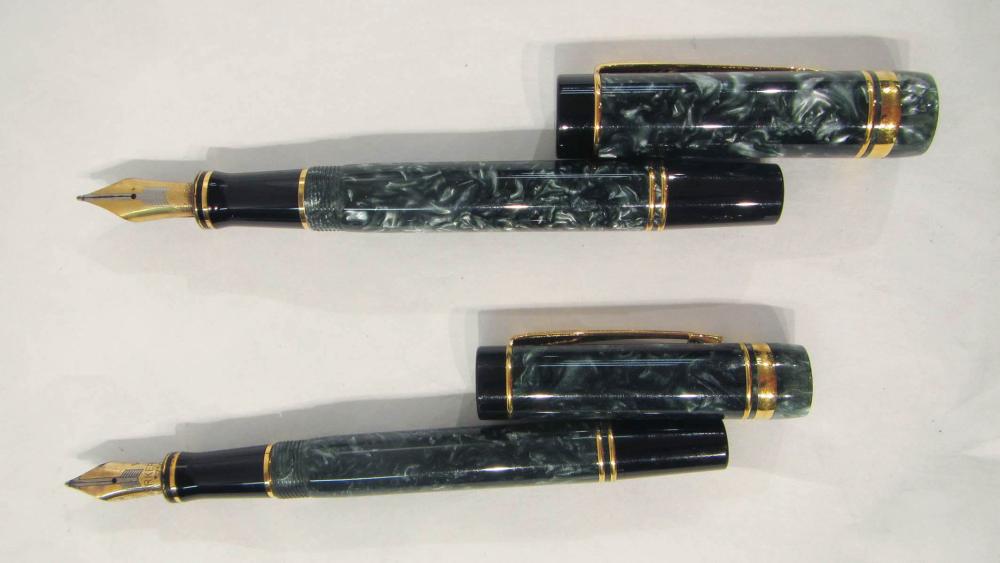 TWO PARKER FOUNTAIN PENS. BOTH