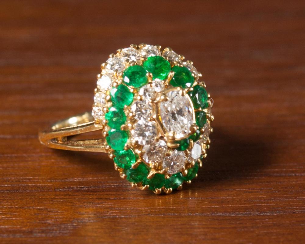 DIAMOND EMERALD AND FOURTEEN KARAT 314c5e