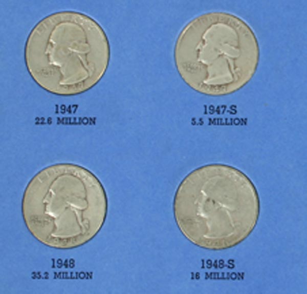 36 Silver Washington Quarters Book 4ee0a