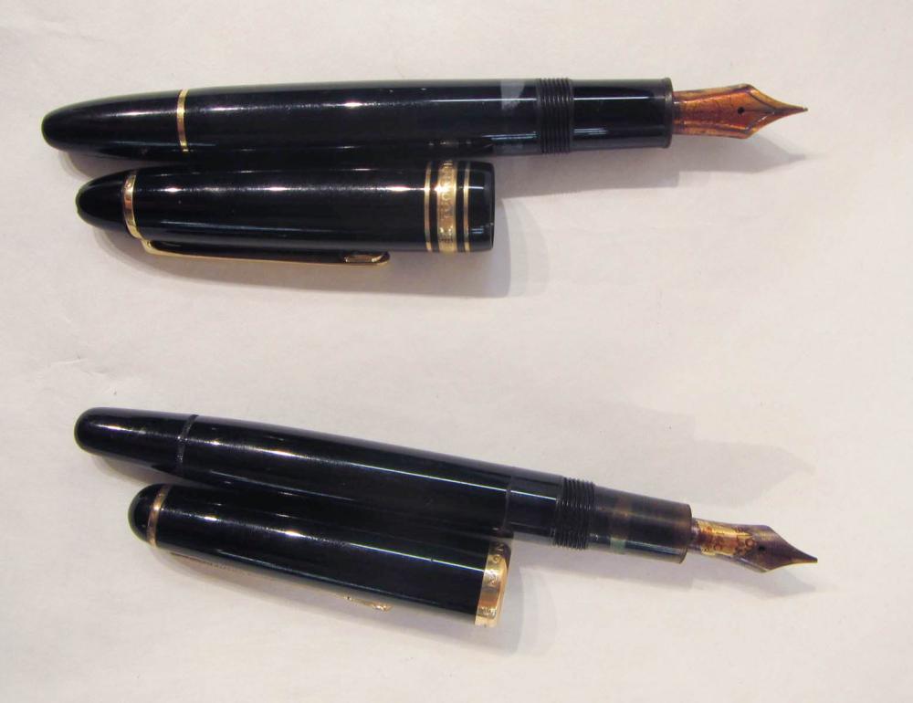 TWO MONTBLANC FOUNTAIN PENS THE