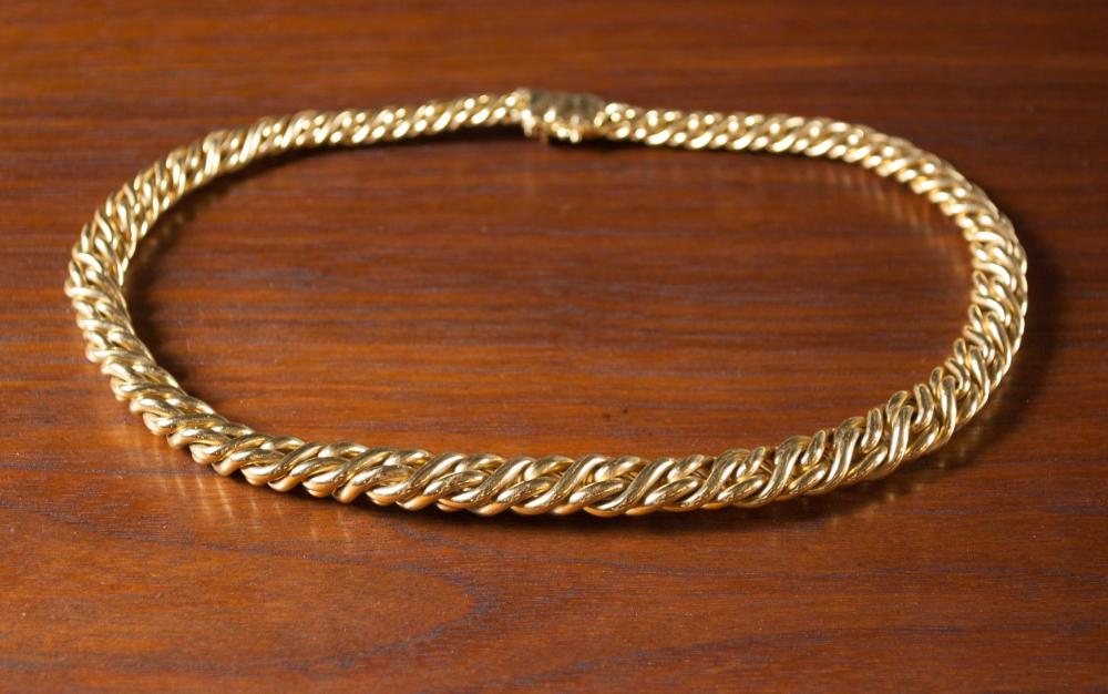 ITALIAN EIGHTEEN KARAT GOLD CHAIN 314ca3