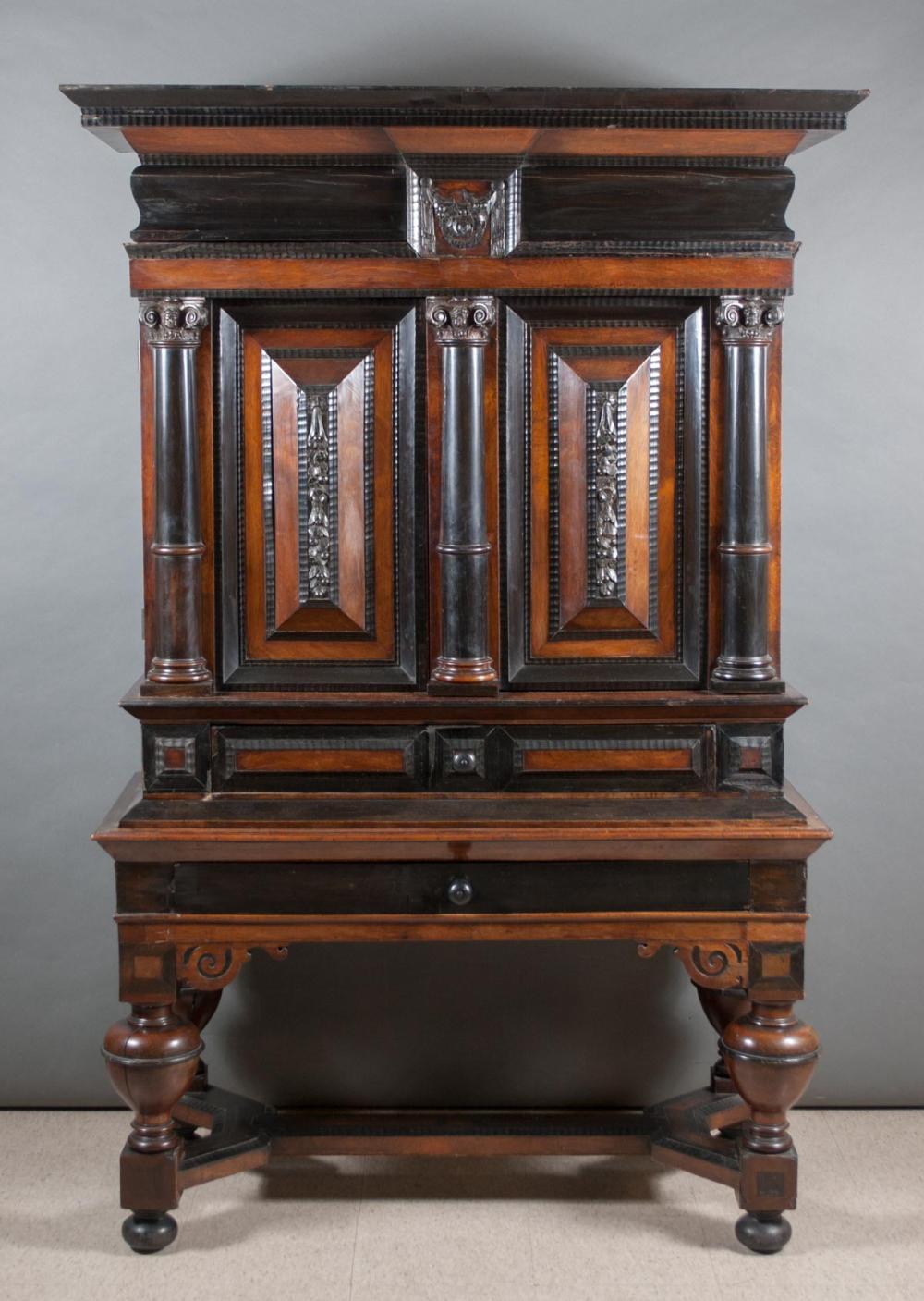 DUTCH RENAISSANCE CABINET ON STAND  314cbb