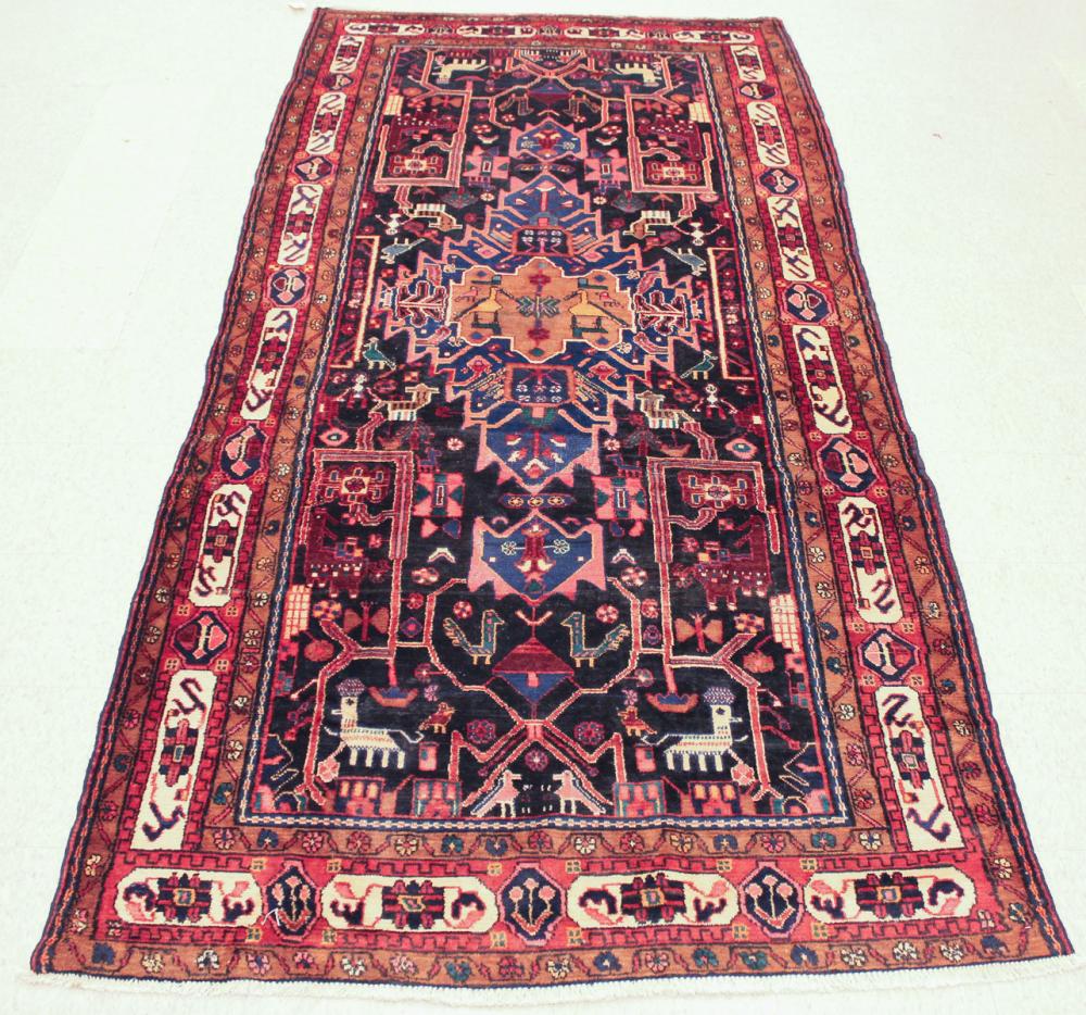 HAND KNOTTED PERSIAN TRIBAL RUG  314cb6