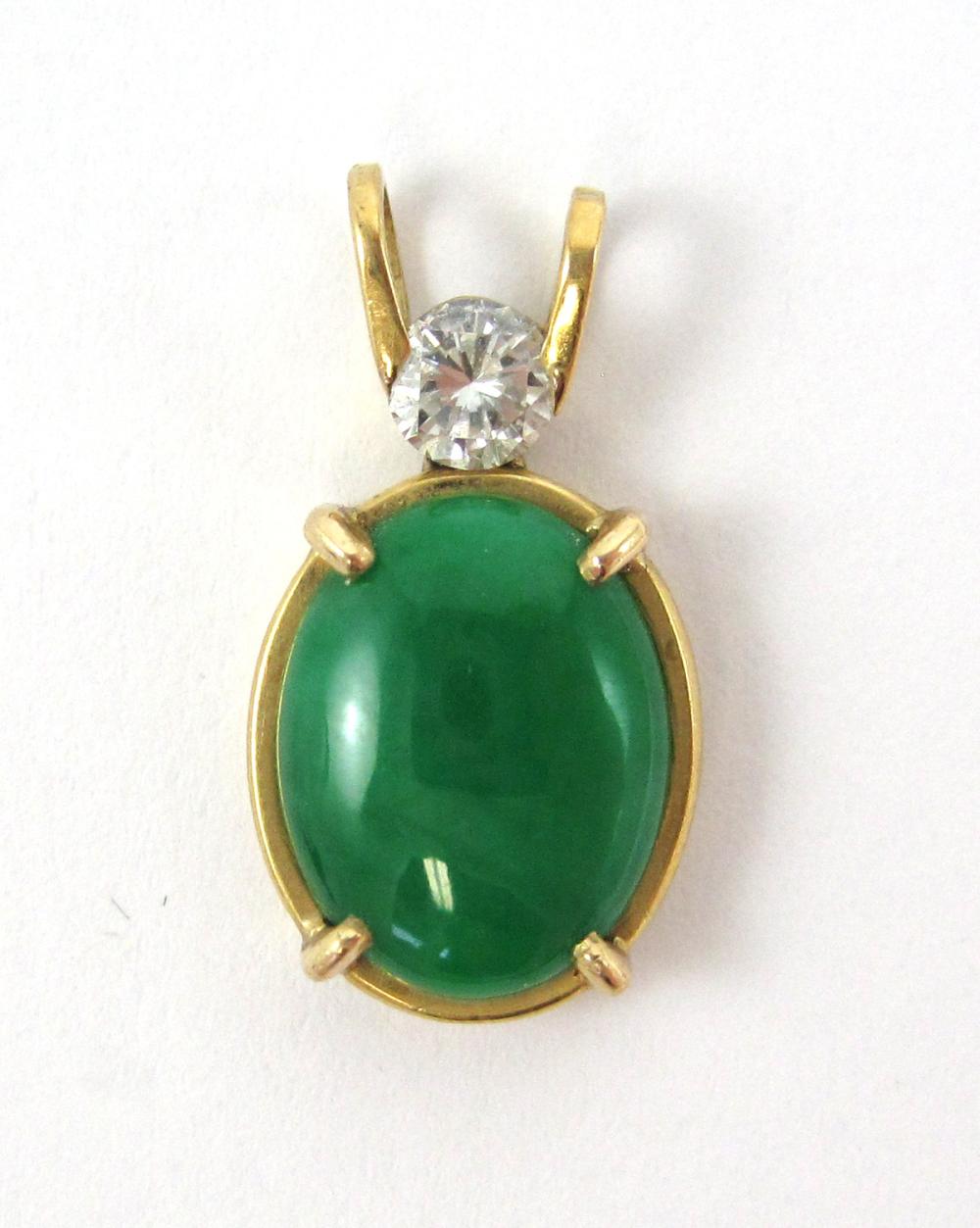 JADE DIAMOND AND FOURTEEN KARAT 314cd7