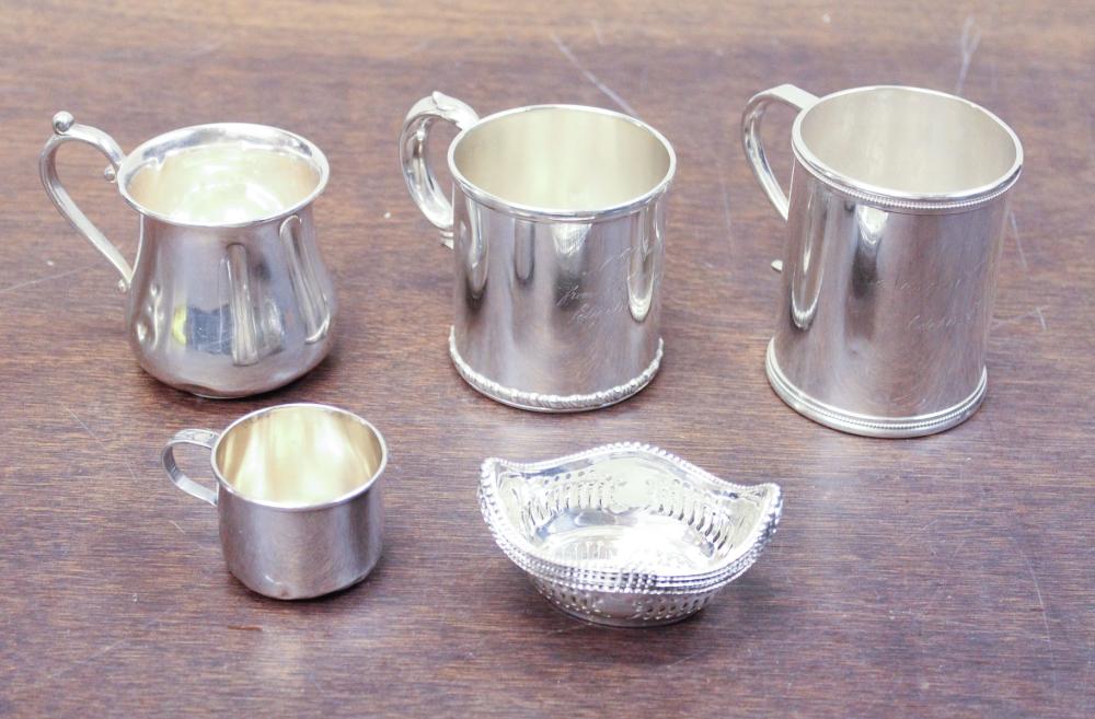 NINE STERLING SILVER HOLLOWWARE 314d0e