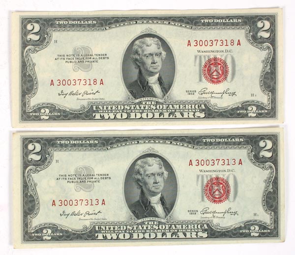 Four 2 Red Seal Note Series of 4ee1e