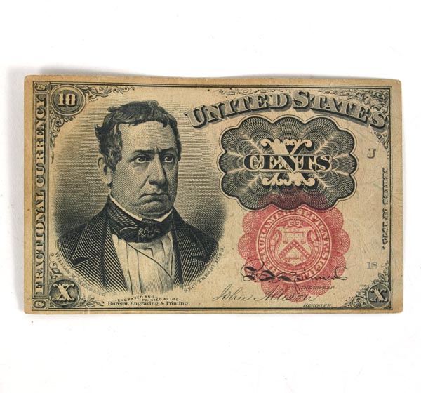 10 Cent Fractional Currency 1874-1876