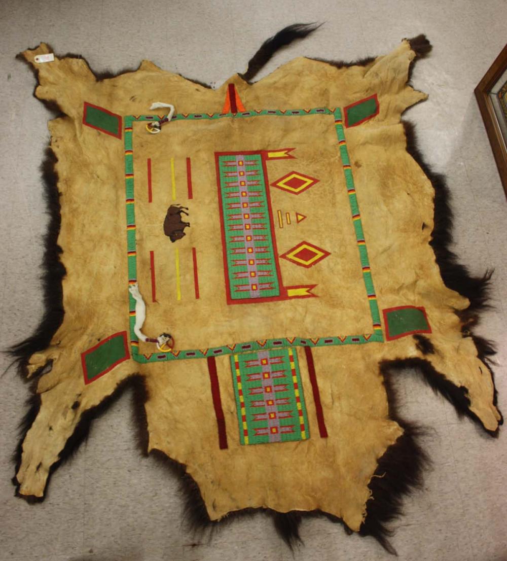 NATIVE AMERICAN BEADED AND PAINT DECORATED 314d7f