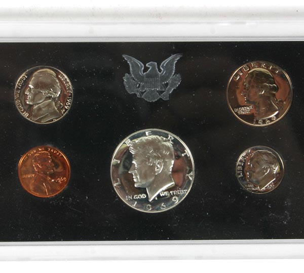 4 US Mint Proof Sets 1969 1973 1976