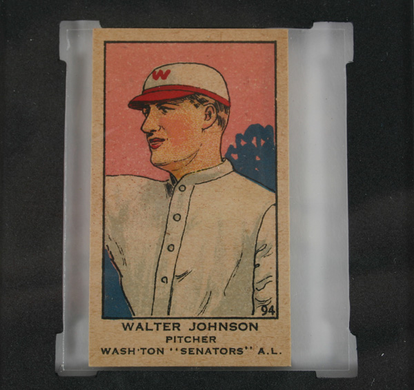 1919-21 W514 #94 Walter Johnson SGC