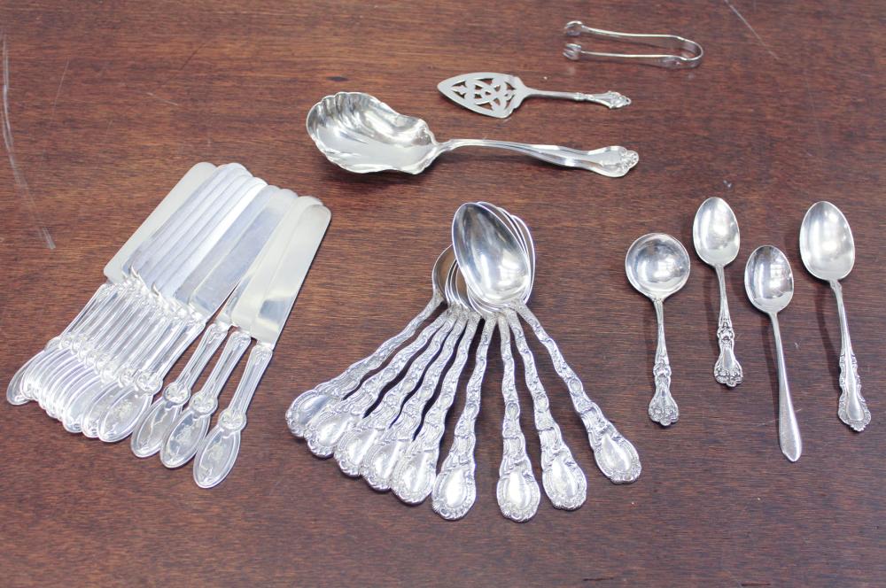 TWENTY-EIGHT PIECES OF STERLING