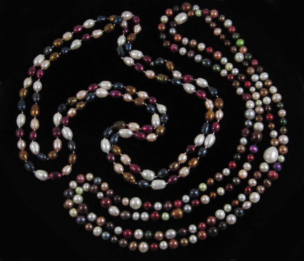 TWO ROPE LENGTH MULTI COLOR PEARL 314e13