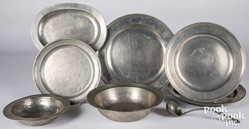 GROUP OF CONTINENTAL PEWTER 19TH 314e40