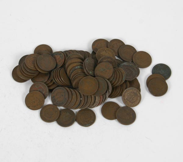 100 Indian Head Pennies Various 4ee4c