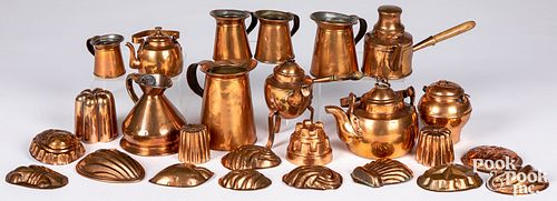 GROUP OF SMALL AND MINIATURE COPPER