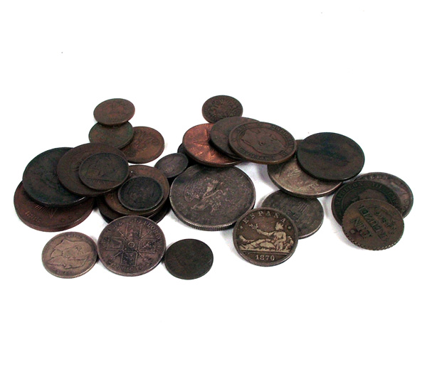 Bag of Foreign Coins Mixed Dates