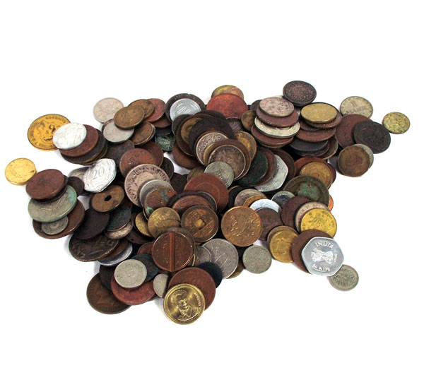 Bag of Foreign Coins Mixed Dates