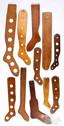 TEN WOODEN STOCKING STRETCHERS  314fc7