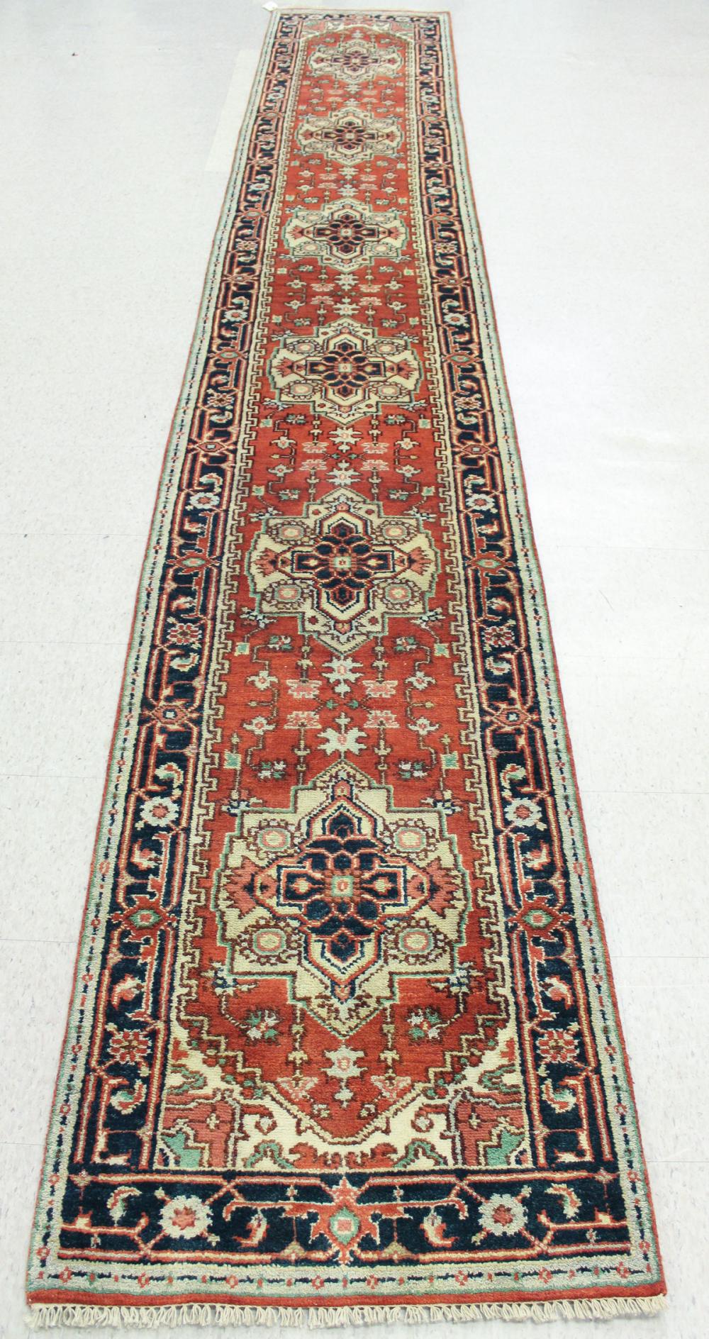 HAND KNOTTED ORIENTAL RUNNER, PERSIAN