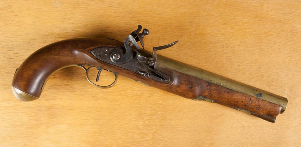 T KETLAND CO FLINTLOCK PISTOL  315133